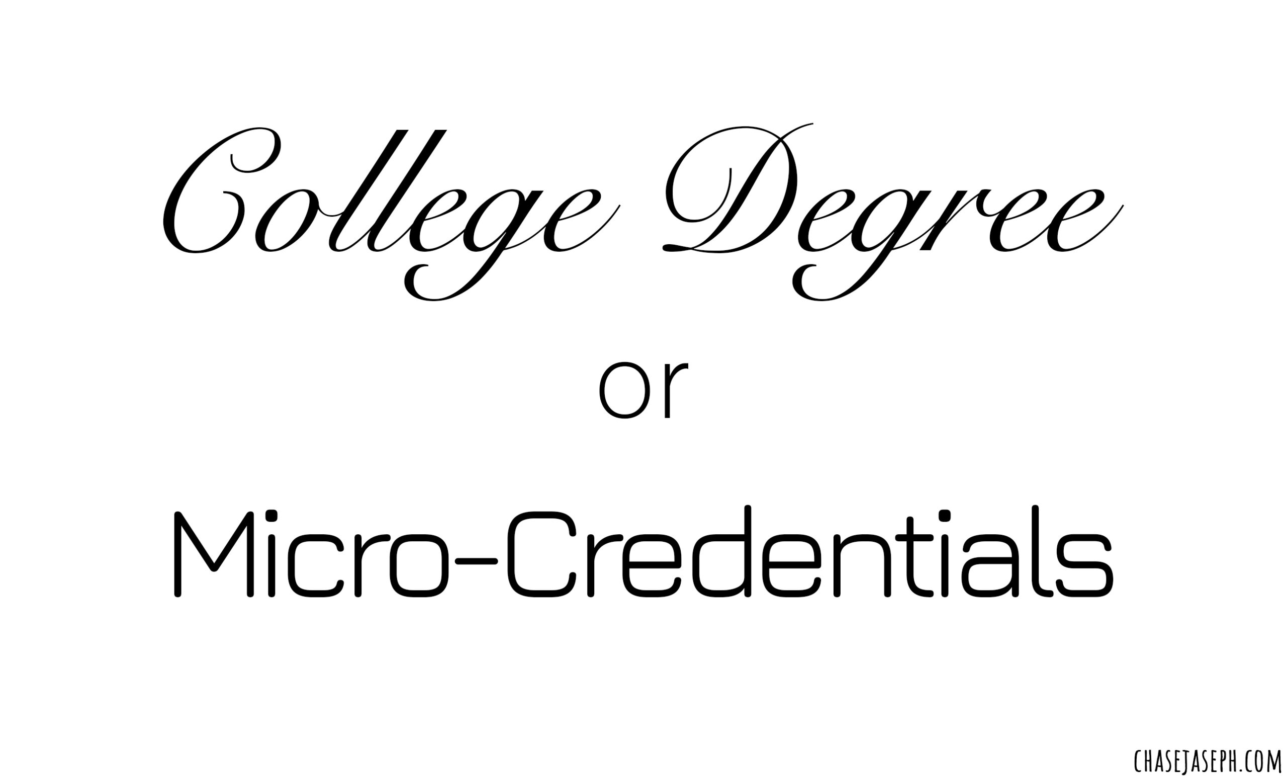 Why It's Okay If You Can't Have A College Degree