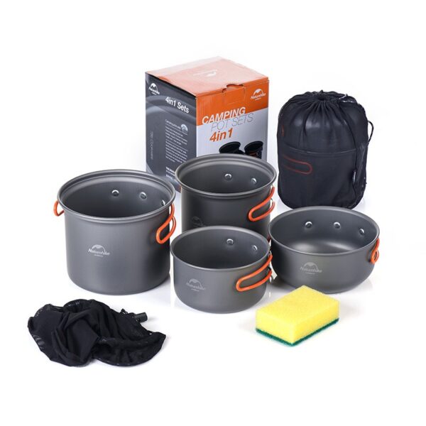 Naturehike 4in1 Camping Cookset